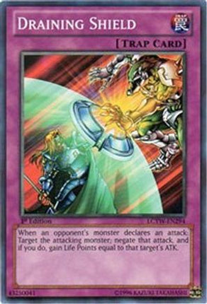 Draining Shield (Common / Short Print) [LCYW-EN294] 1st Edition