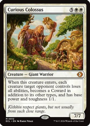 Curious Colossus [Lorwyn Eclipsed] Foil