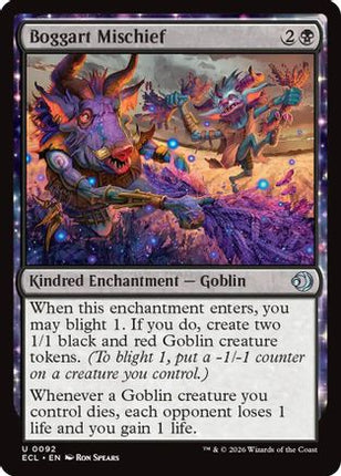 Boggart Mischief [Lorwyn Eclipsed] Foil
