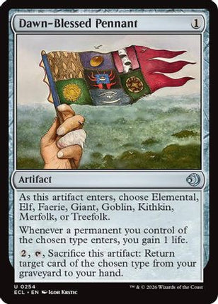 Dawn-Blessed Pennant [Lorwyn Eclipsed] Foil