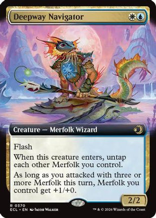 Deepway Navigator (Extended Art) [Lorwyn Eclipsed] Foil