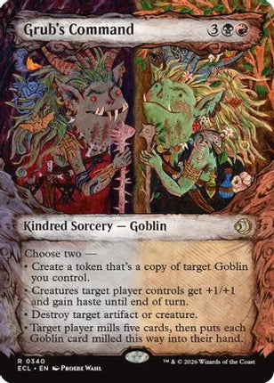 Grub's Command (Showcase) [Lorwyn Eclipsed] Foil