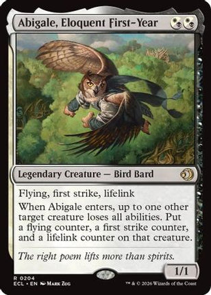 Abigale, Eloquent First-Year [Lorwyn Eclipsed] Foil