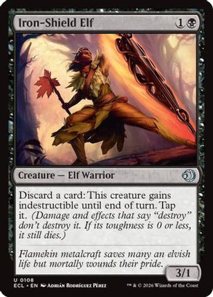 Iron-Shield Elf [Lorwyn Eclipsed] Foil