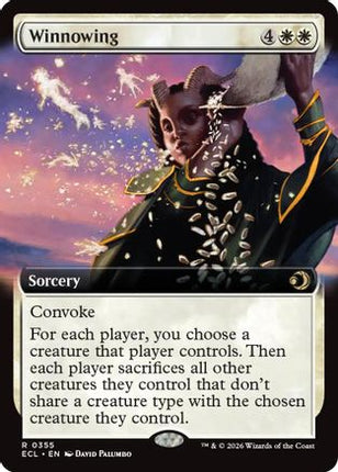 Winnowing (Extended Art) [Lorwyn Eclipsed] Foil
