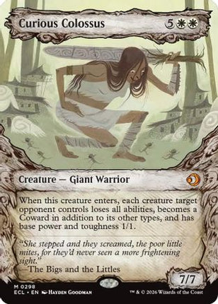 Curious Colossus (Showcase) [Lorwyn Eclipsed] Foil