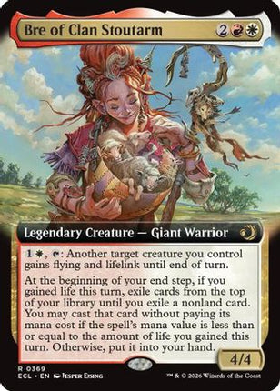 Bre of Clan Stoutarm (Extended Art) [Lorwyn Eclipsed] Foil