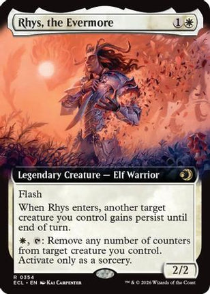 Rhys, the Evermore (Extended Art) [Lorwyn Eclipsed] Foil