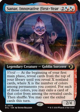 Sanar, Innovative First-Year (Extended Art) [Lorwyn Eclipsed] Foil