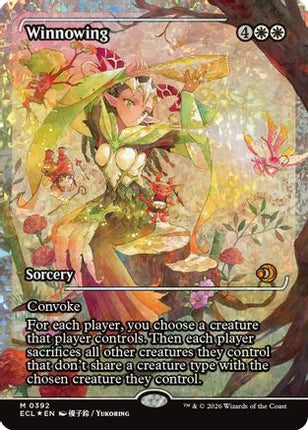 Winnowing (Showcase) (Fracture Foil) [Lorwyn Eclipsed] Foil