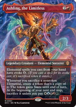 Ashling, the Limitless (Borderless) [Commander: Lorwyn Eclipsed] Foil