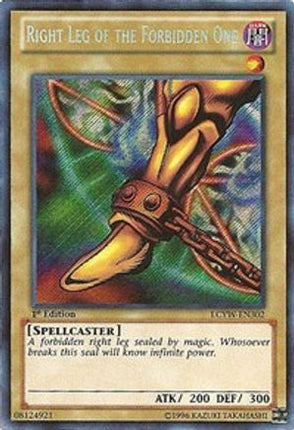 Right Leg of the Forbidden One (Secret Rare) [LCYW-EN302] 1st Edition