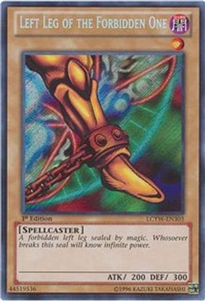 Left Leg of the Forbidden One (Secret Rare) [LCYW-EN303] 1st Edition