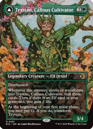 Trystan, Callous Cultivator (Borderless) [Lorwyn Eclipsed] Foil