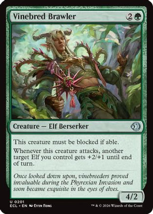 Vinebred Brawler [Lorwyn Eclipsed] Foil