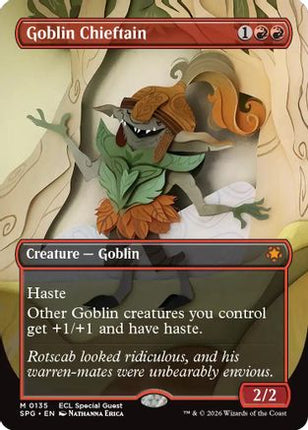 Goblin Chieftain (Borderless) [Special Guests] Foil