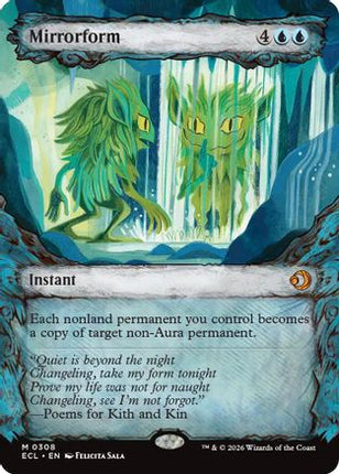 Mirrorform (Showcase) [Lorwyn Eclipsed] Foil