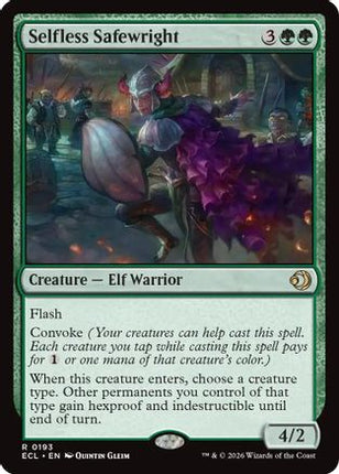 Selfless Safewright [Lorwyn Eclipsed] Foil