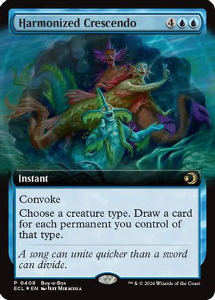 Harmonized Crescendo (Extended Art) [Buy-A-Box Promos] Foil