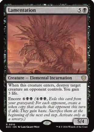 Lamentation [Commander: Lorwyn Eclipsed]