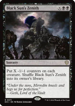 Black Sun's Zenith [Commander: Lorwyn Eclipsed]