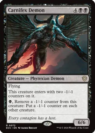 Carnifex Demon [Commander: Lorwyn Eclipsed]