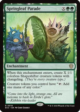 Springleaf Parade [Commander: Lorwyn Eclipsed]