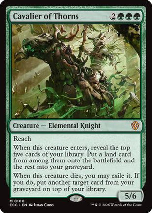 Cavalier of Thorns [Commander: Lorwyn Eclipsed]