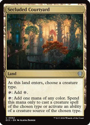 Secluded Courtyard [Commander: Lorwyn Eclipsed]