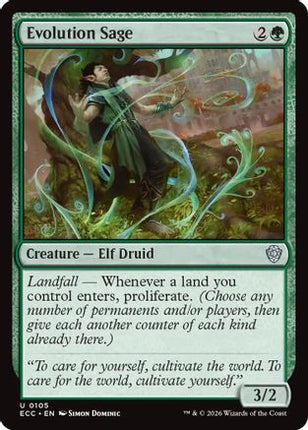Evolution Sage [Commander: Lorwyn Eclipsed]