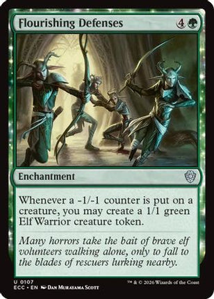 Flourishing Defenses [Commander: Lorwyn Eclipsed]