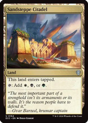 Sandsteppe Citadel [Commander: Lorwyn Eclipsed]