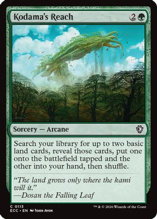 Kodama's Reach [Commander: Lorwyn Eclipsed]