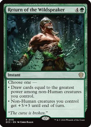 Return of the Wildspeaker [Commander: Lorwyn Eclipsed]