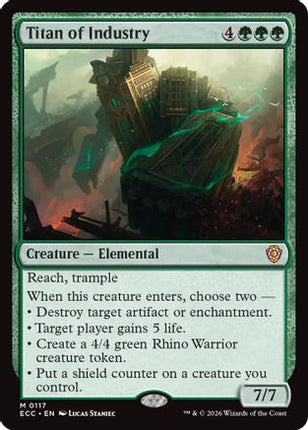 Titan of Industry [Commander: Lorwyn Eclipsed]