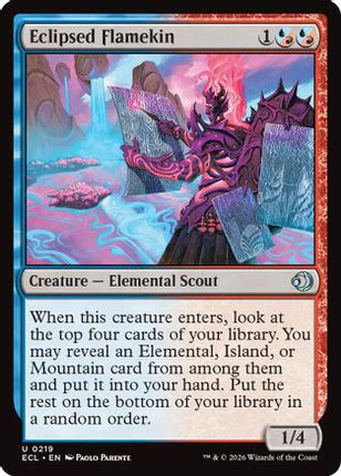 Eclipsed Flamekin [Lorwyn Eclipsed] Foil