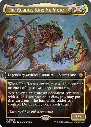 The Reaper, King No More (Borderless) [Commander: Lorwyn Eclipsed] Foil