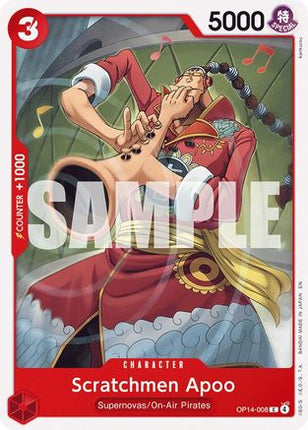 Scratchmen Apoo (OP14-008) - The Azure Sea's Seven