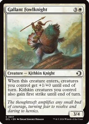 Gallant Fowlknight [Lorwyn Eclipsed] Foil