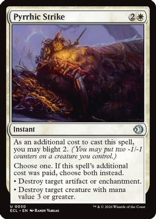 Pyrrhic Strike [Lorwyn Eclipsed] Foil