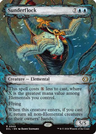 Sunderflock (Showcase) [Lorwyn Eclipsed] Foil