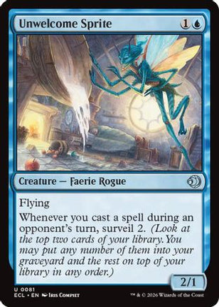 Unwelcome Sprite [Lorwyn Eclipsed] Foil