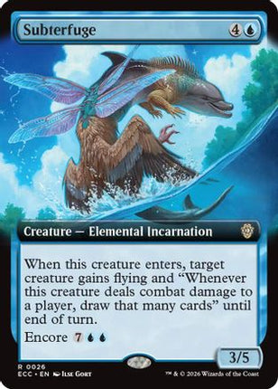 Subterfuge (Extended Art) [Commander: Lorwyn Eclipsed]