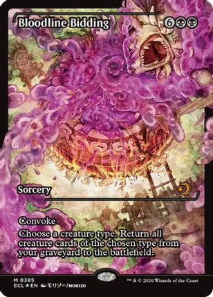 Bloodline Bidding (Showcase) [Lorwyn Eclipsed] Foil