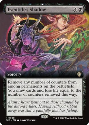 Eventide's Shadow (Extended Art) [Commander: Lorwyn Eclipsed]