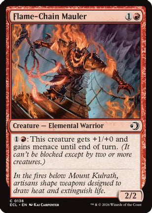 Flame-Chain Mauler [Lorwyn Eclipsed] Foil