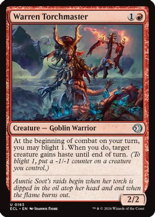 Warren Torchmaster [Lorwyn Eclipsed] Foil