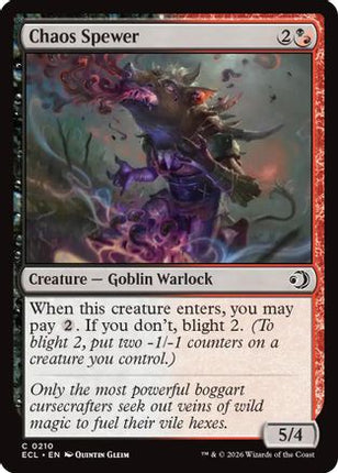 Chaos Spewer [Lorwyn Eclipsed] Foil