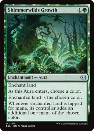 Shimmerwilds Growth [Lorwyn Eclipsed] Foil