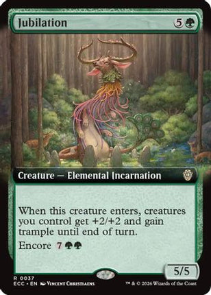 Jubilation (Extended Art) [Commander: Lorwyn Eclipsed] Foil
